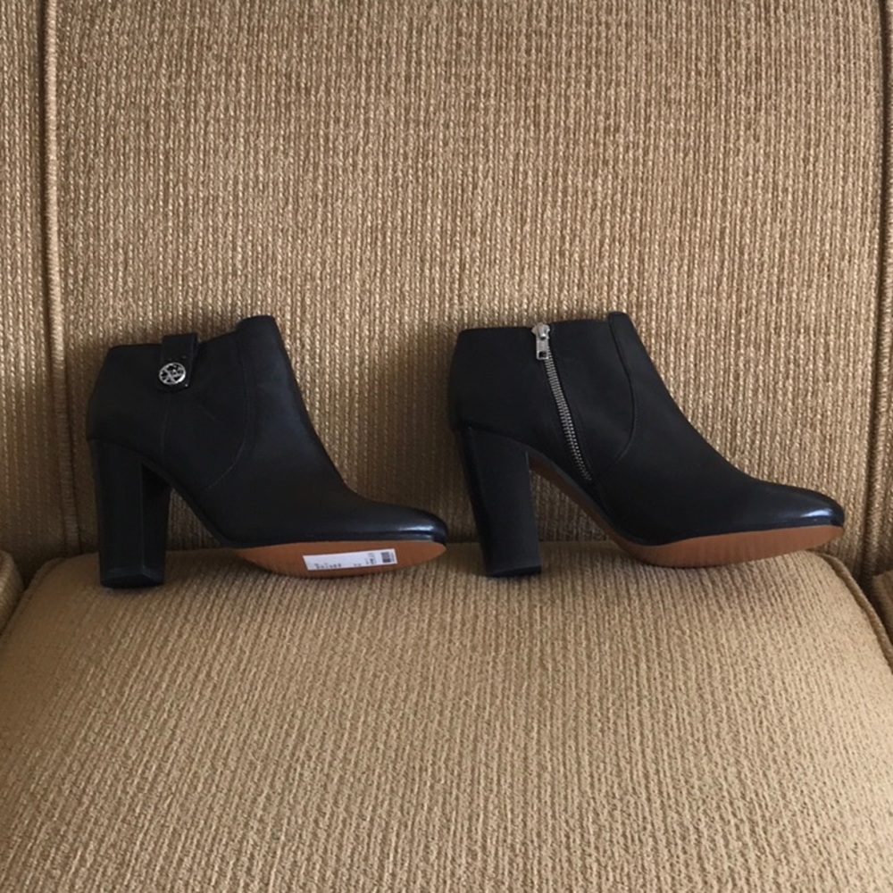 Coach black ankle boots